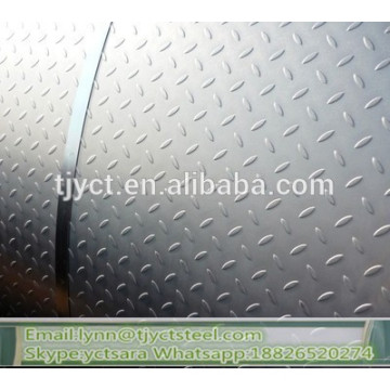 3003 aluminum checker tread coil embossed aluminum coil price